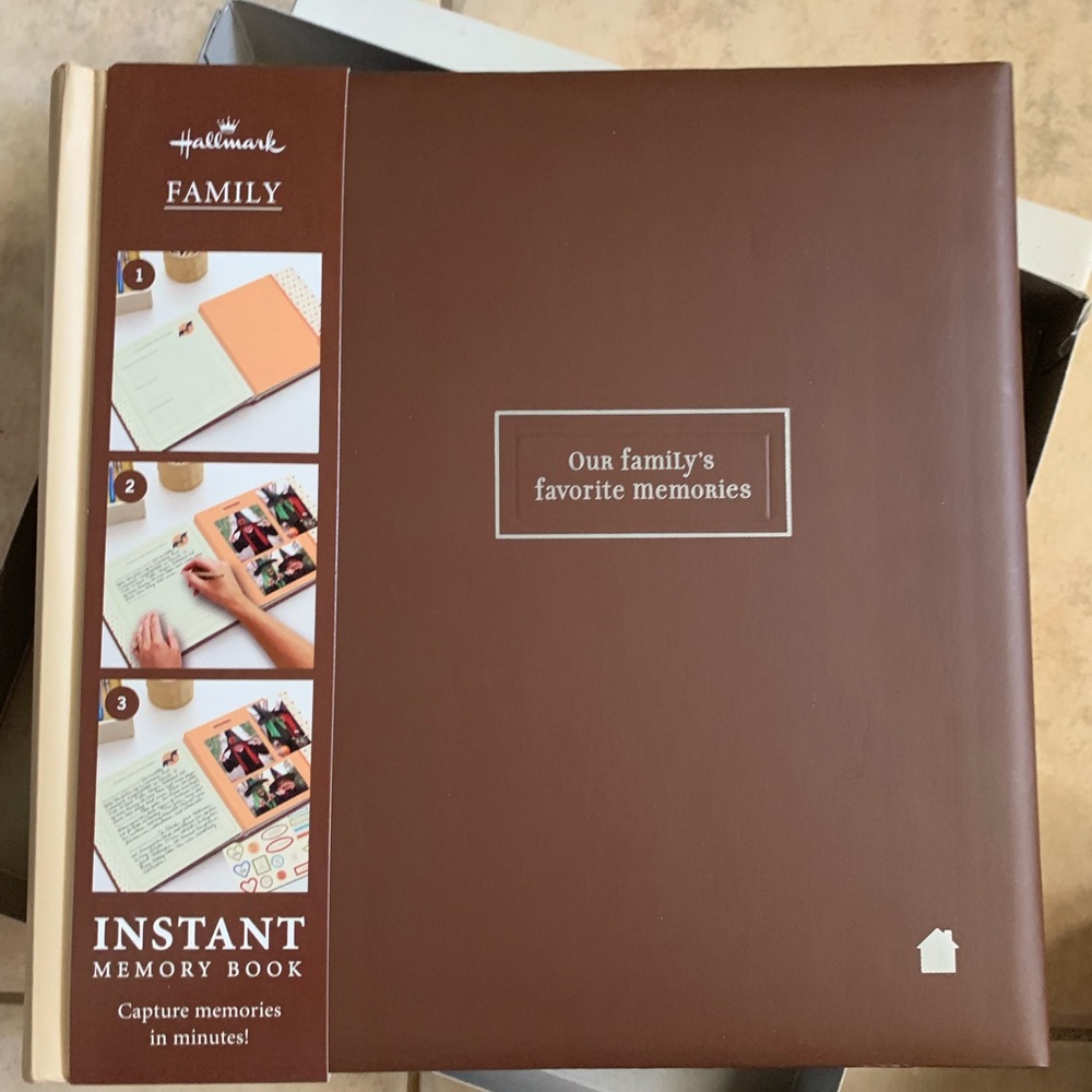 Hallmark family scrapbook new In Box